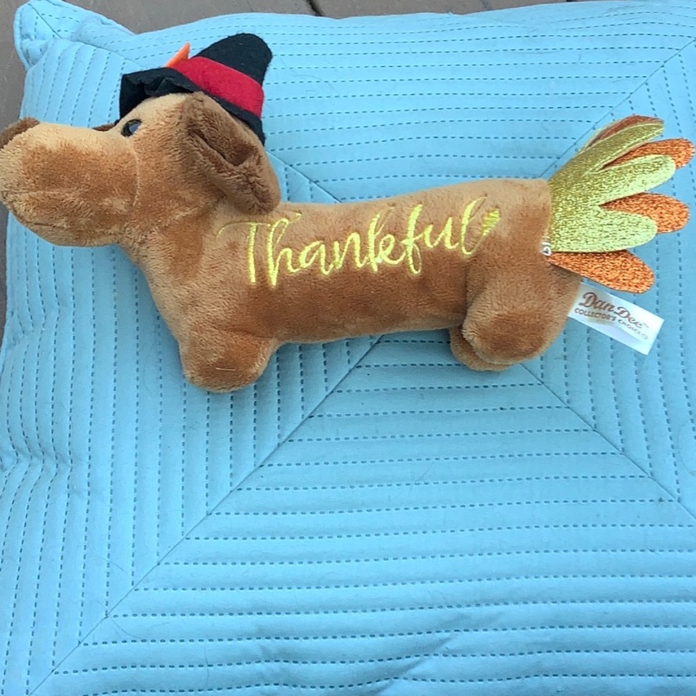 Thankful Stuffed Toy Dog